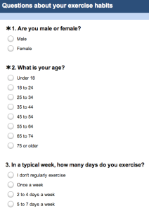 Survey, Fitness, Lose Weight, Exercise, New Year Resolution